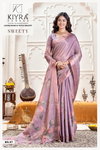 Sweety By Kiyra Simmer Silk Saree Wholesale Clothing Suppliers In India